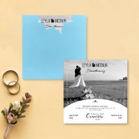 Gelin Damat Resimli Nikah Davetiyesi